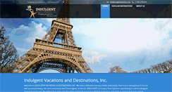 Desktop Screenshot of indulgentvacations.com